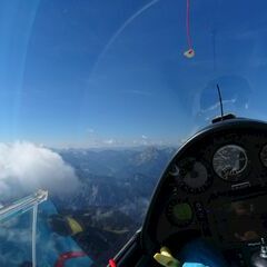 Flugwegposition um 09:58:42: Aufgenommen in der Nähe von Landl, Österreich in 2184 Meter